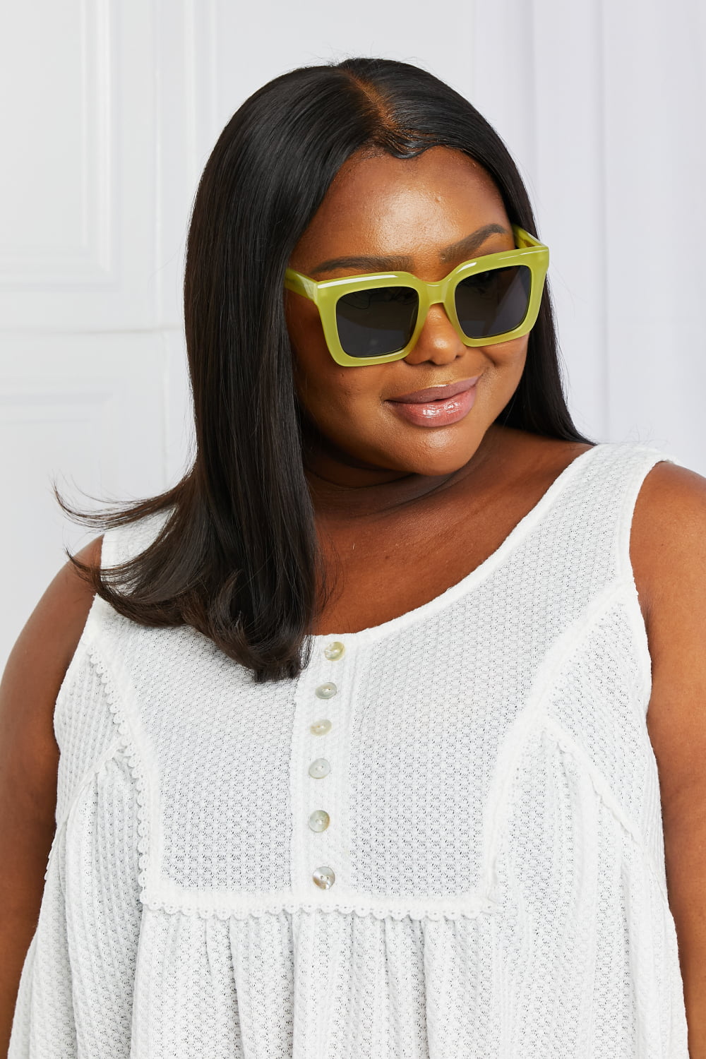 Gafas de sol cuadradas con lentes polarizadas TAC