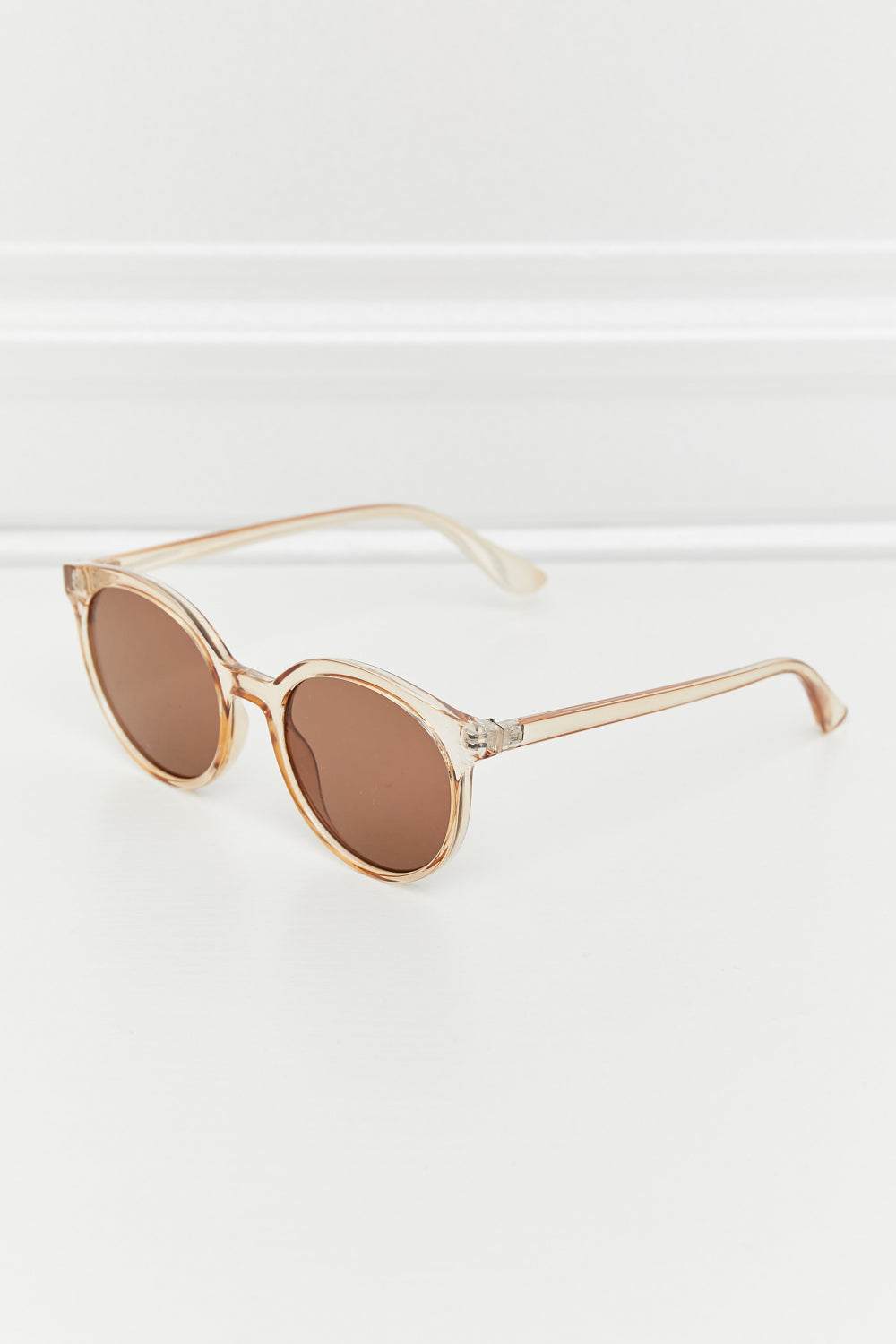 Gafas de sol redondas con montura completa de policarbonato